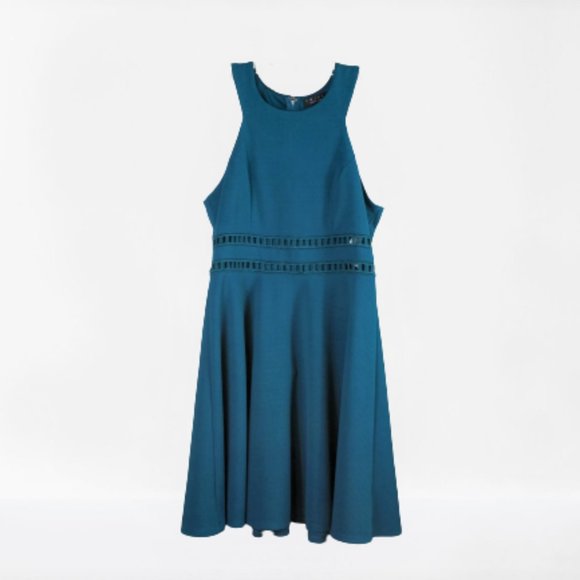 Trixxi Dresses & Skirts - TRIXXI Junior's Blue Green Sleeveless Dress Sz. 11